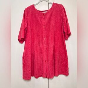 Vintage Herbcraft Pink Terrycloth House Dress